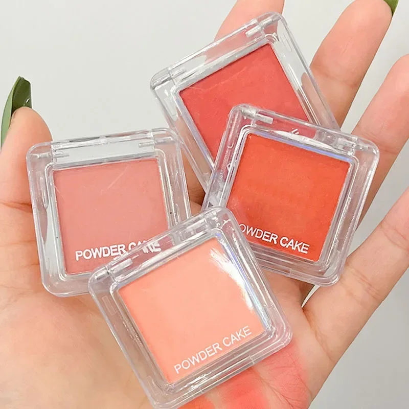 oval face blush placement