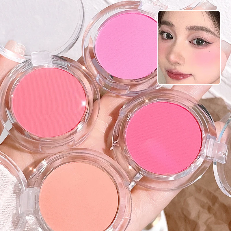 blush on round face