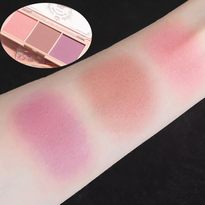 blush placement for oval face