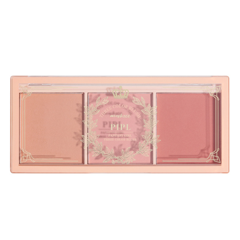 blush placement for oval face