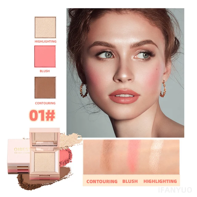 where to put blush and bronzer