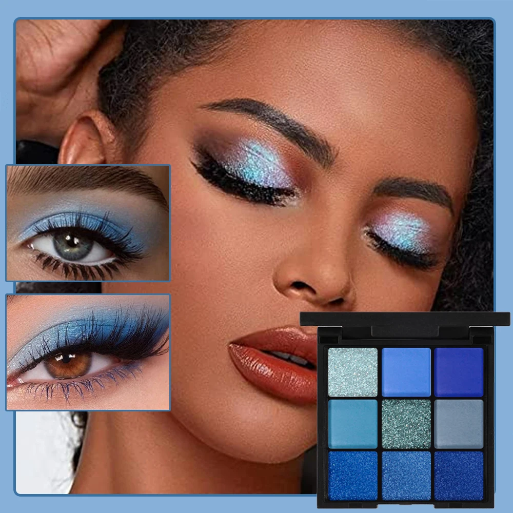 blue eyeshadow